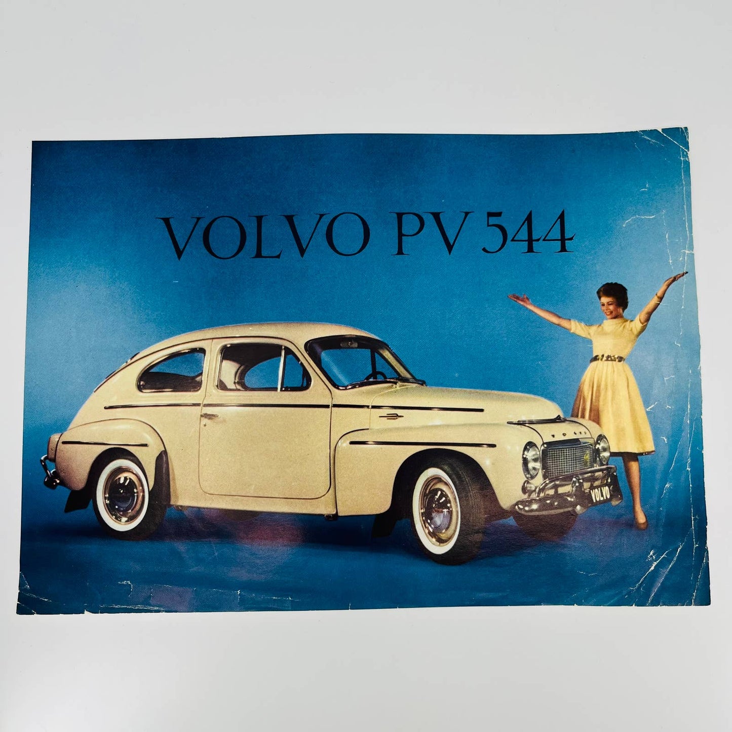 1957 Volvo PV544 Sport Engine Leaflet Brochure Poster 8x11 C8