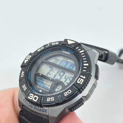 Casio Men's Quartz Illuminator Moon Phase Tide Graph 46mm Watch WS1100H-1AV SD4
