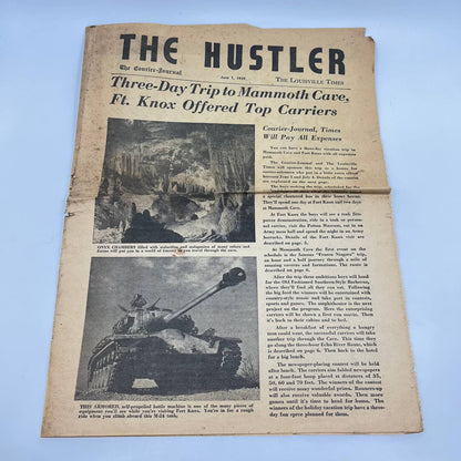 1959 Courier Journal The Hustler Newspaper Fort Knox Mammoth Cave Louisville TE8