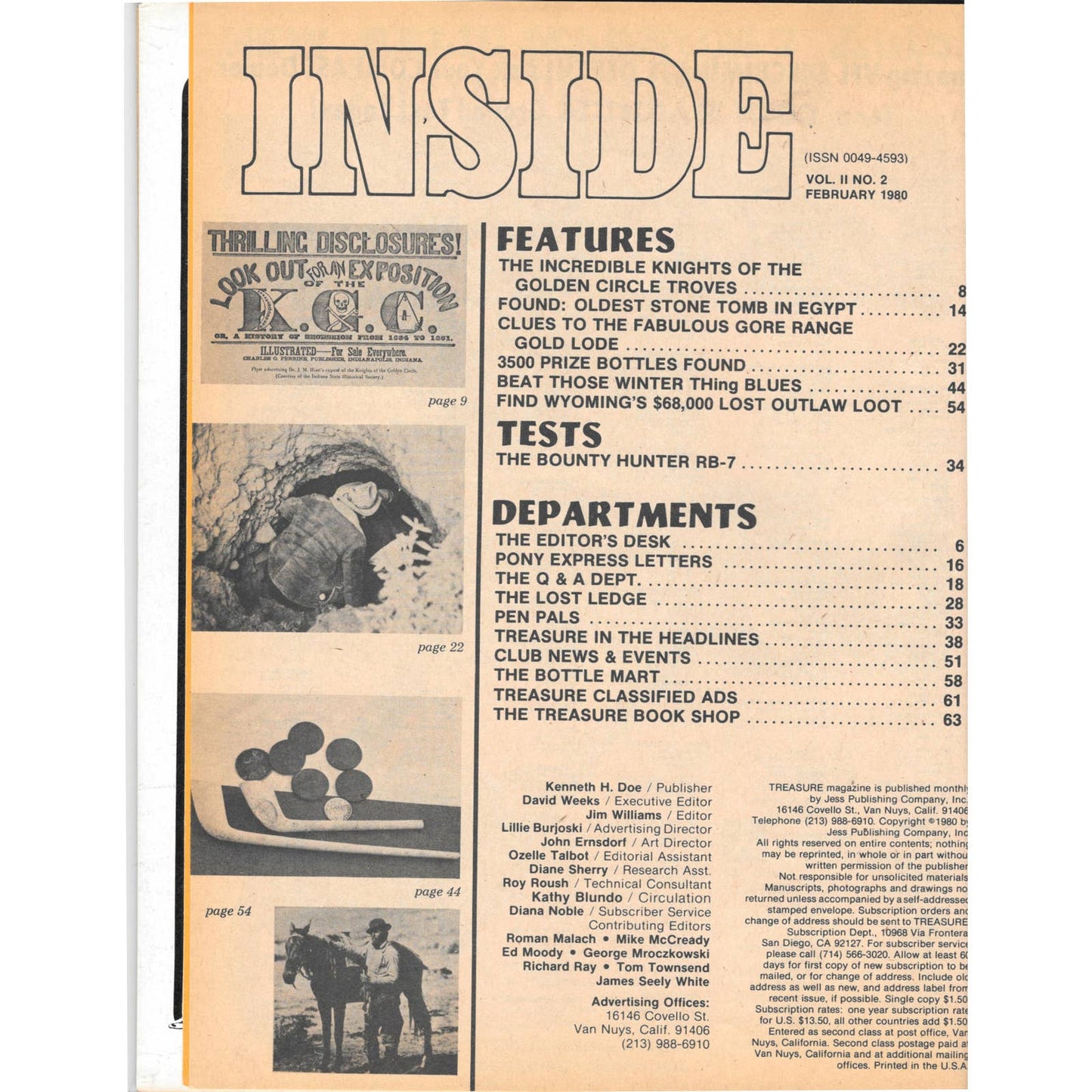 Treasure Magazine - Treasure Hunting Gold Mining Metal Detecting Feb 1980 M5