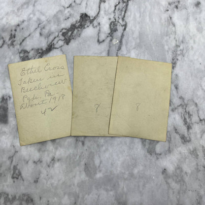 1918 Collection of Photos of Ethel Cross, Beechview Pittsburgh PA TJ9-PG4