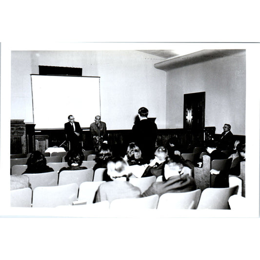 Ambassador Margain of Mexico Q&A Session 1965 Original Photo 5x7 B10
