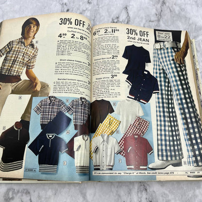 Montgomery Ward 1974 Spring & Summer Catalog Kansas City MO Hardcover S3