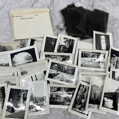 1939 Collection of Photos & Negatives of Yellowstone Park in the Winter TJ9-PG6