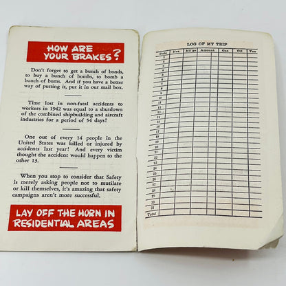 1943 Safe Driver Comic Booklet Anchor Casualty Company Insurance St Paul MN PX14