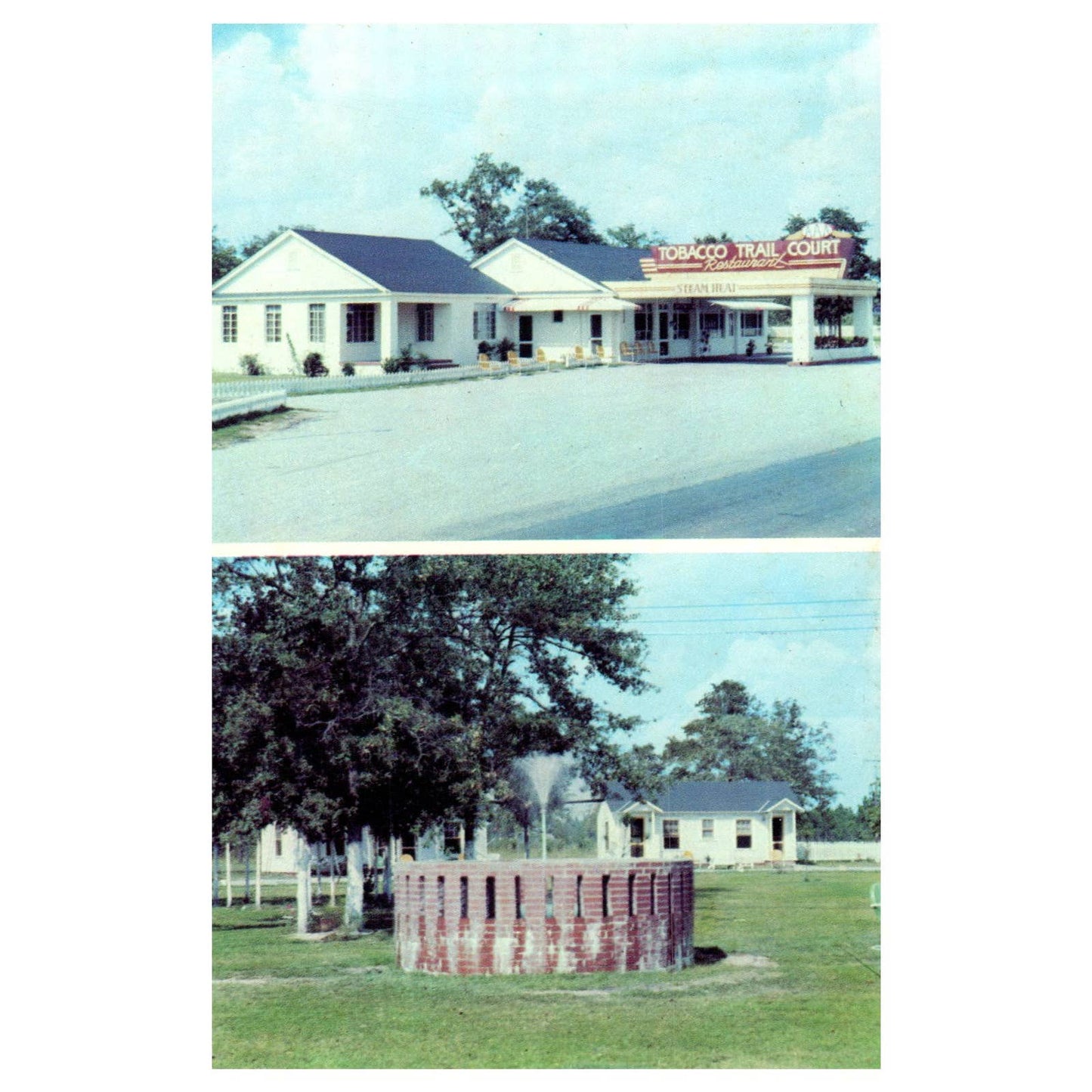 Tobacco Trail Court Statesboro Georgia W.O. Stubbs  - Postcard TJ8-2