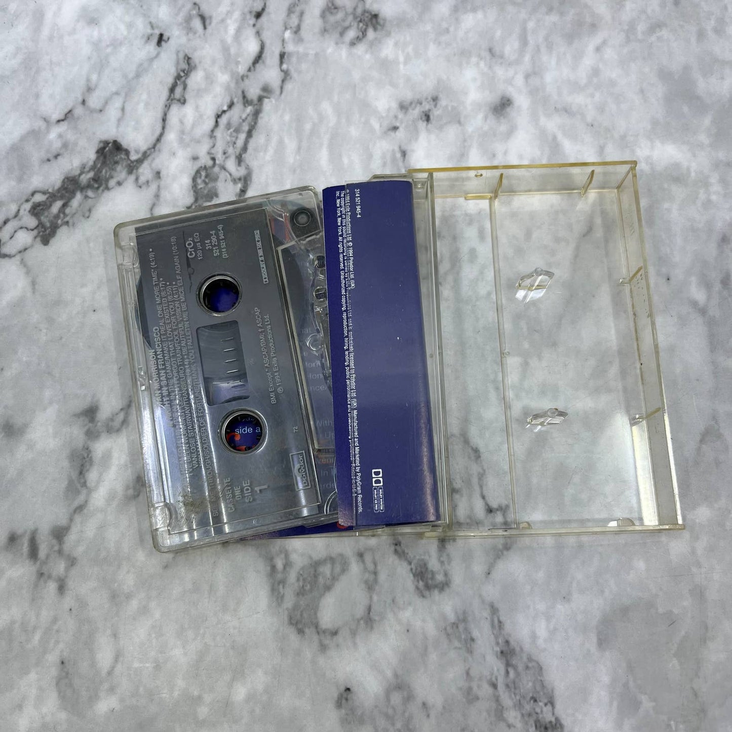 Van Morrison - A Night in San Francisco Cassette Tape TD8-67