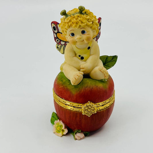 Dreamsicles "Red Apple" Hinged Trinket Box Figure 11485 TD2