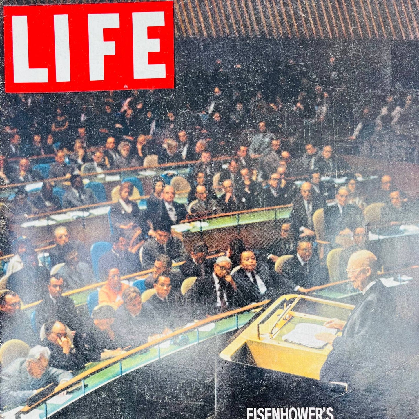 October 3, 1960 LIFE Magazine - EISENHOWER'S SPEECH AT THE U.N. TA4