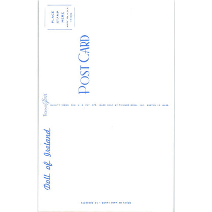 Doll of Ireland - Dolls of Many Lands Series Original Postcard PB4