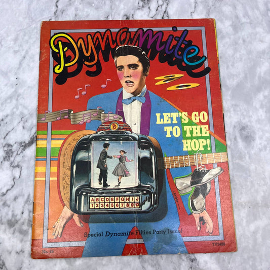 Dynamite Magazine "Let's Go To The Hop!" Elvis Presley June 1976 #24 TJ4