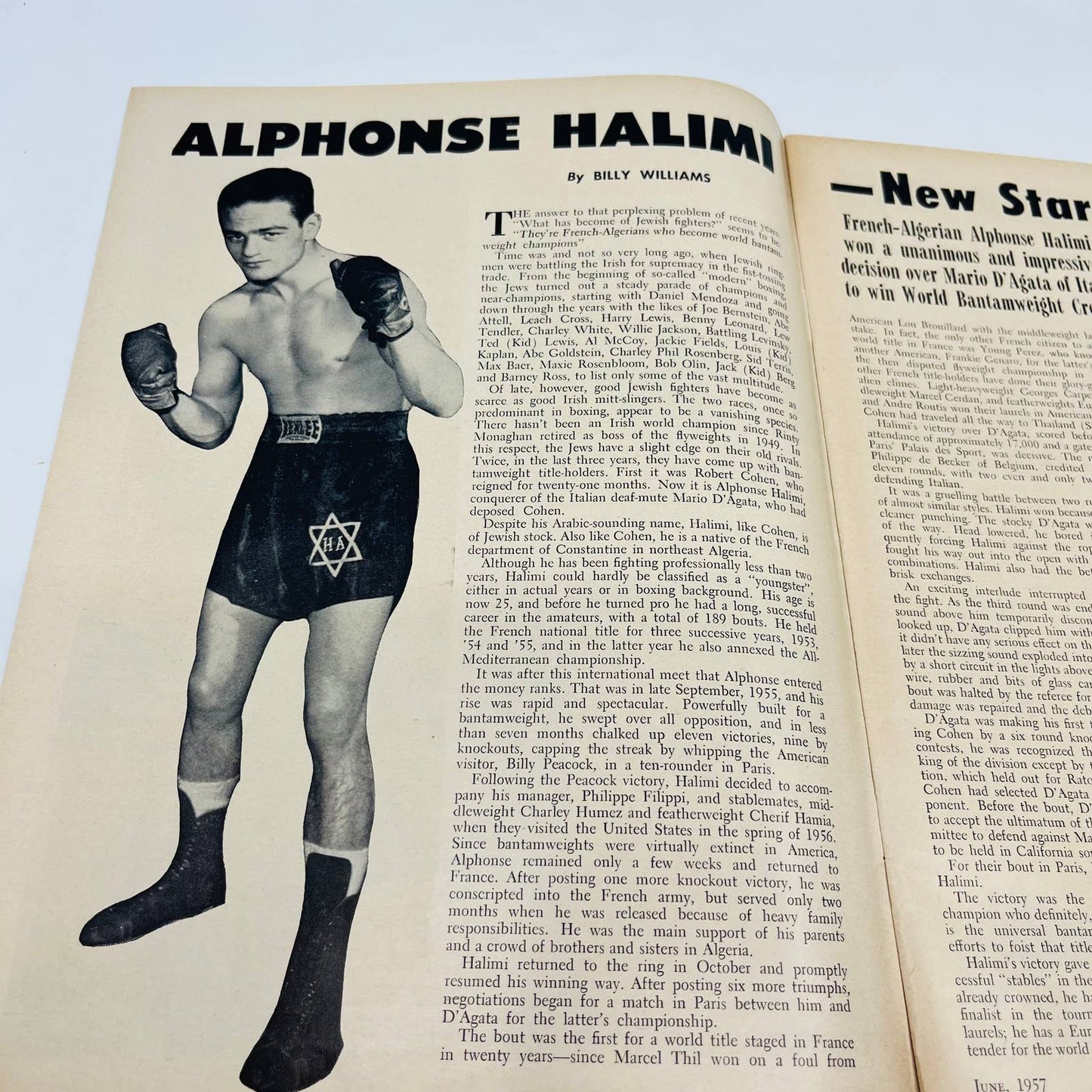 1957 June - The Ring Boxing Magazine Fullmer vs. Robinson TA5