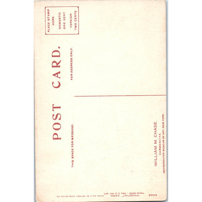 William M. Chase Carmencita Metropolitan Museum of Art c1910 Postcard P2-11