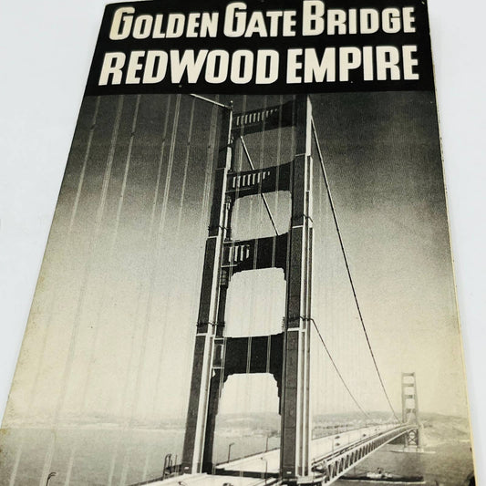 1939 SAN FRANCISCO TOURIST SIGHTSEEING MAP PAMPHLET WORLD’S FAIR GOLDEN GATE EA1