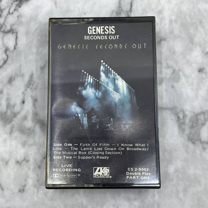 Genesis Seconds Out (1977) live recording double play pt 1 Cassette Tape TC7-53