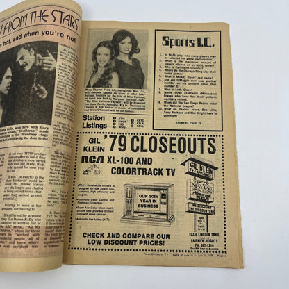 1979 Jul 15 Bellville IL News-Democrat TV Listings Miss Universe Pageant A18