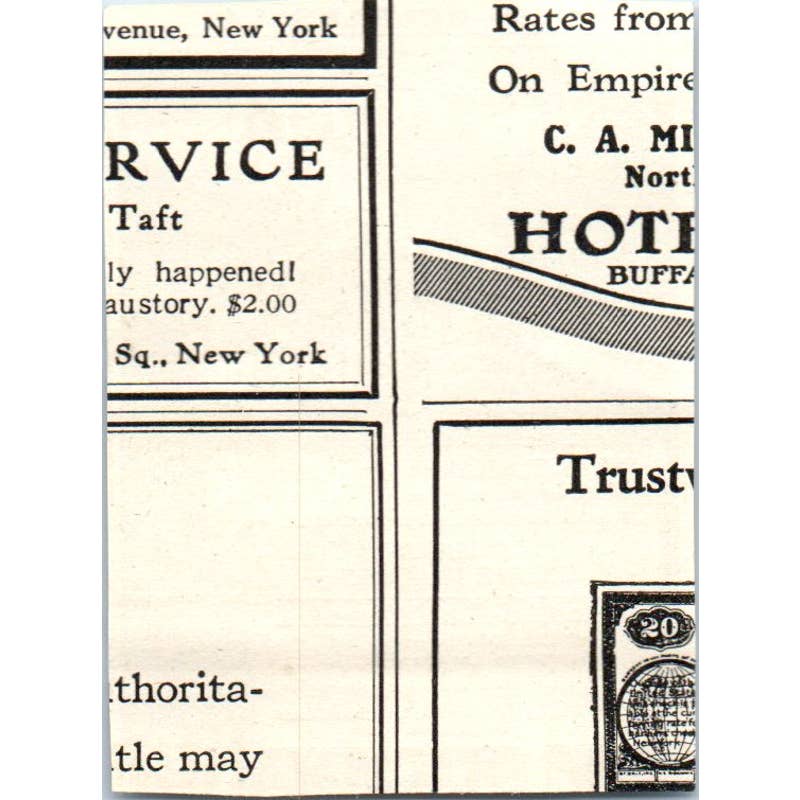 St. Charles Hotel New Orleans Louisiana - 1921 Original Ad TJ7-S7