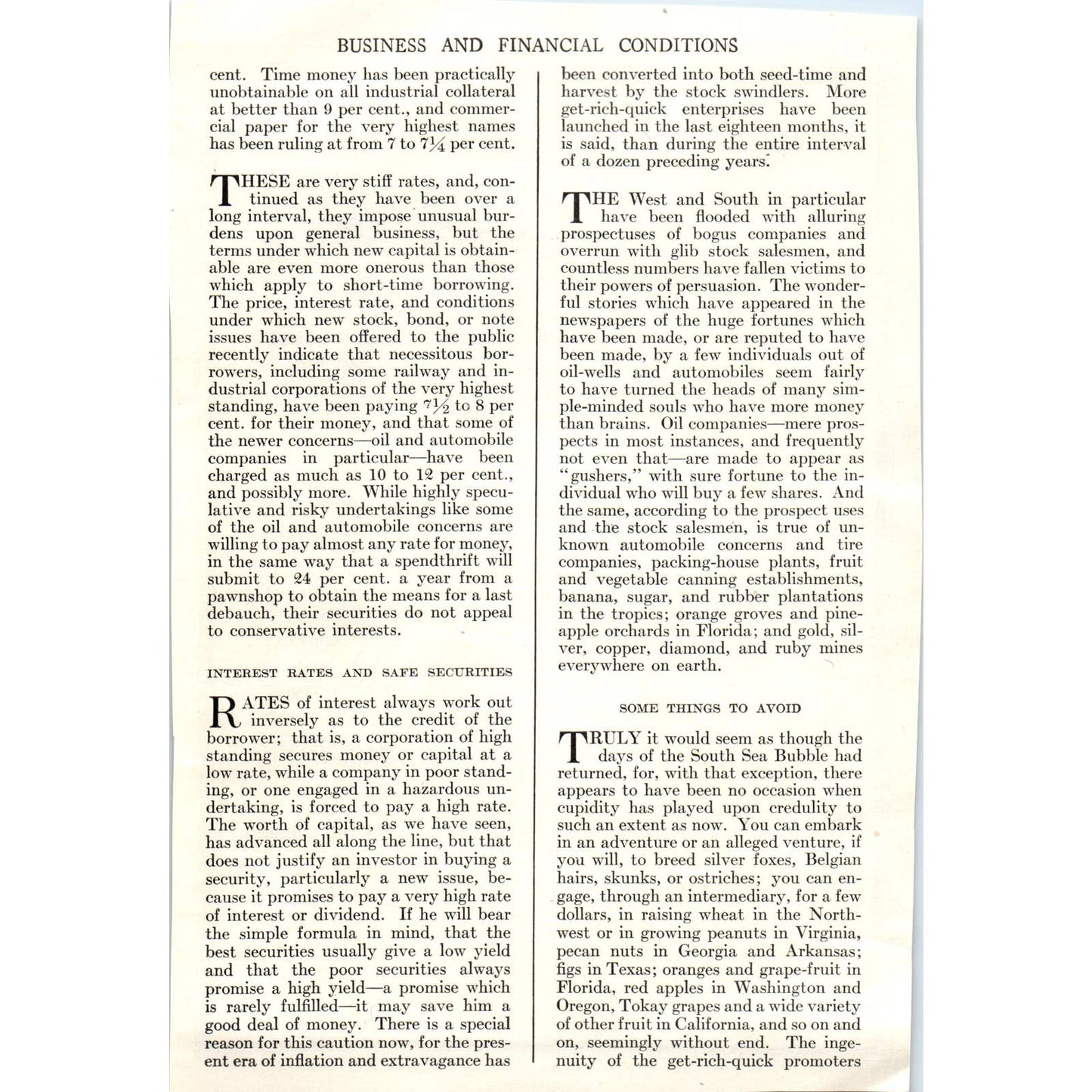 c1920 Harper's Magazine Ad - Guaranty Trust Company of New York "In Paris" TF6-1