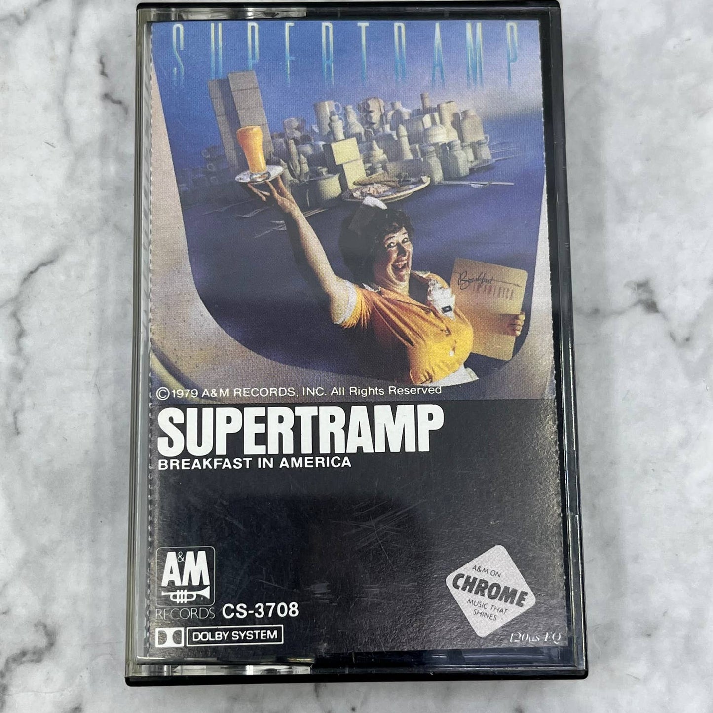 Breakfast in America by Supertramp (Cassette Tape, A&M Records) TB5-15