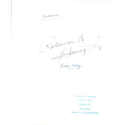 Ambassador Jerzy Michalowski of the Polish Embassy 8x10 Original Photo B15