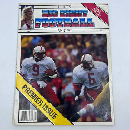 1987 Lindy's Big Eight Football Annual Magazine Nebraska Cornhuskers TH6