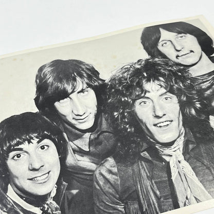 Vintage The Who Rock Band Head Shot Portrait Black & White 8x10 AB4-11
