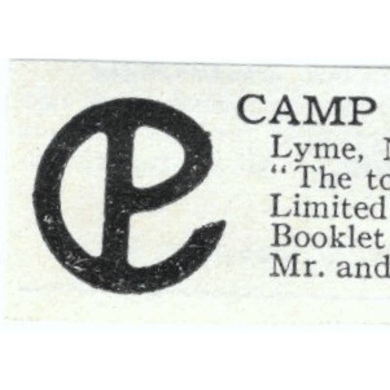 Camp Pinnacle for Boys Lyme NH Alvin D. Thayer - 1921 Original Ad TJ7-S6