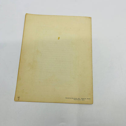 1910 Your Birthday Heritage August Virgo Zodiac Birthday Card DesArts MA D4