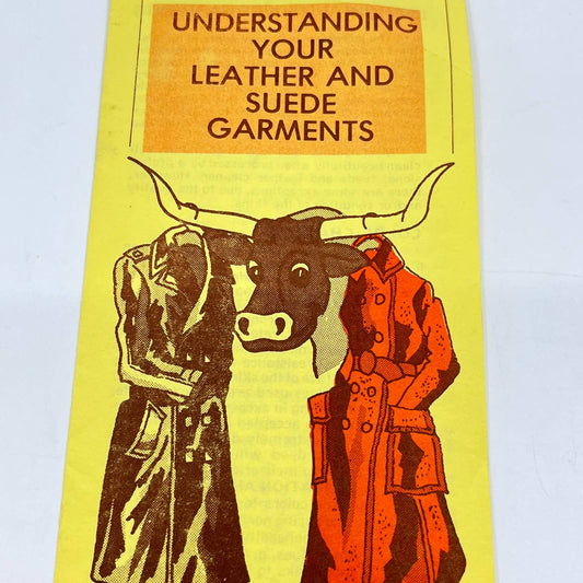 1976 Understanding Your Leather & Suede Garments Brochure Milwaukee BBB SC9