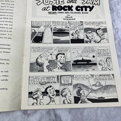 1950 Comic Book SUSIE AND SAM AT ROCK CITY TN Chuck Thorndike TH5-1
