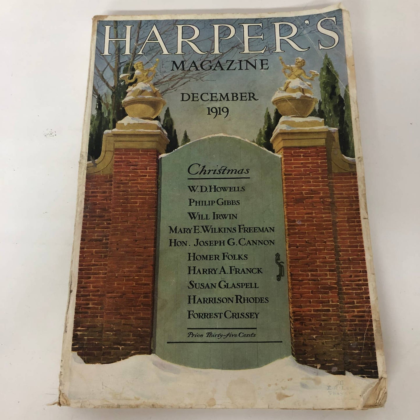 Harper's Monthly December 1919 World War I Spanish Influenza Pandemic