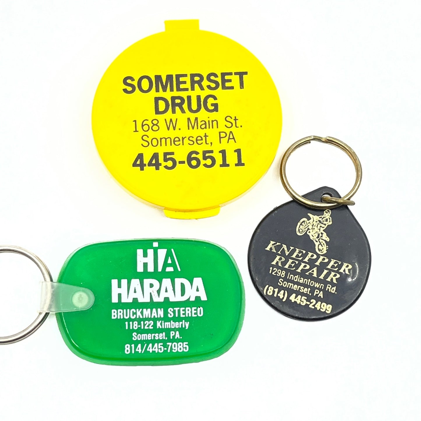 Vintage Somerset Pennsylvania Advertising Lot Harada Bruckman Knepper SE9