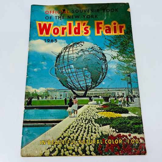 Vintage 1965 New York World’s Fair Official Souvenir Book In Color BA2