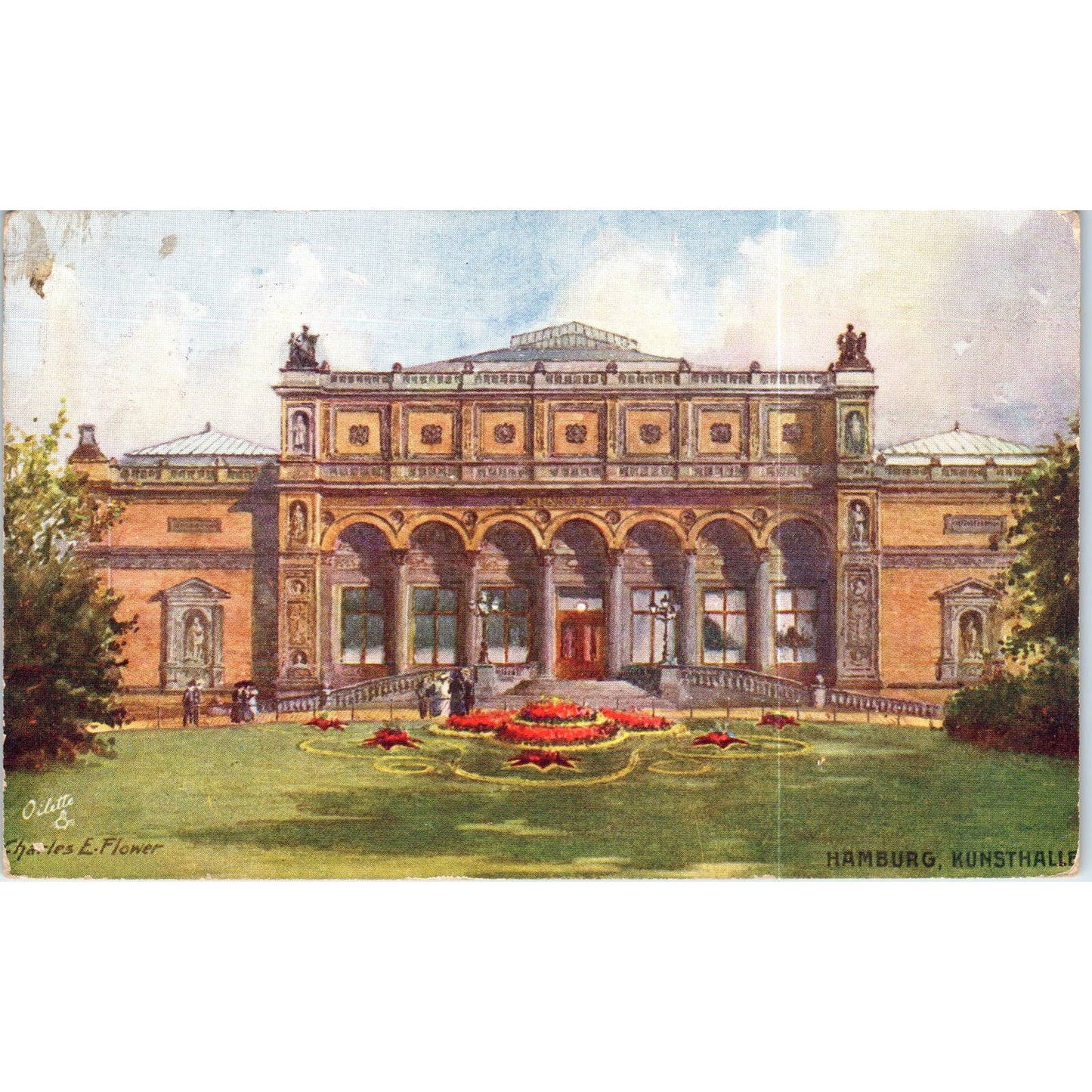 Hamburg Kunsthalle Raphael Tuck Oilette Original Postcard TK1-P14