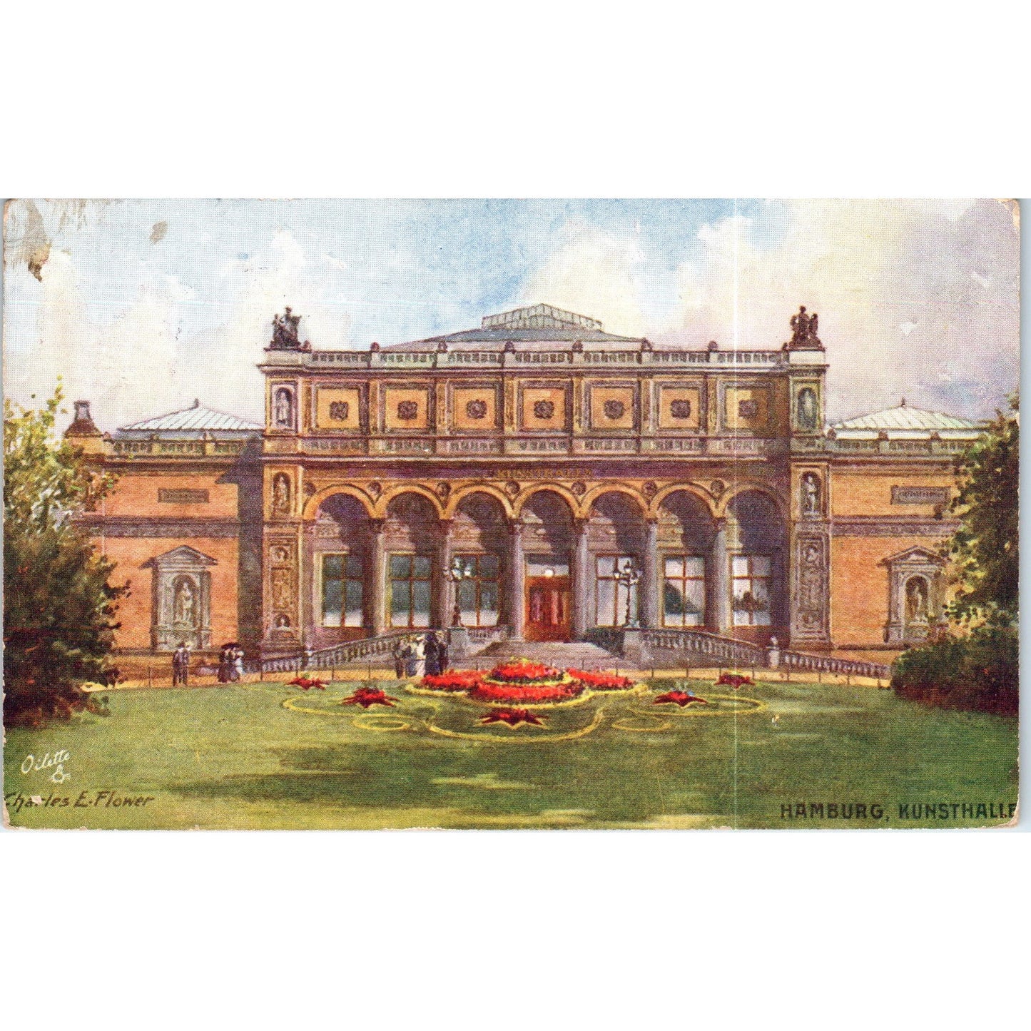 Hamburg Kunsthalle Raphael Tuck Oilette Original Postcard P2-12