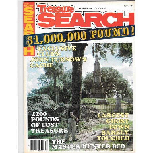Treasure Search Magazine 1981 December Metal Detecting Gold Diamonds M2