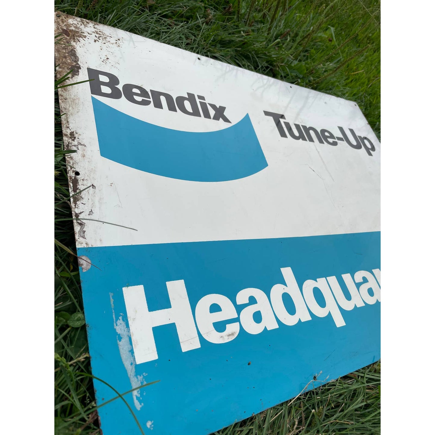 Vintage Bendix Brakes Tune-Up Headquarters Metal Wall Sign Man Cave GS1