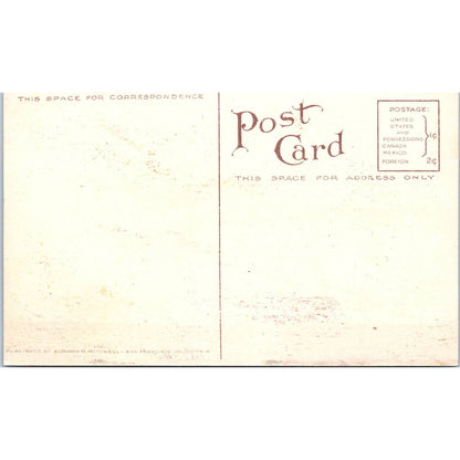 Antique Postcard View of Waterfront Everett Washington TD9