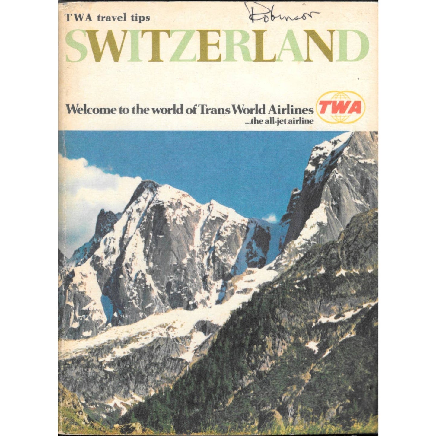 Vintage 1967 Travel Tips Booklet SWITZERLAND Guide Book TJ7