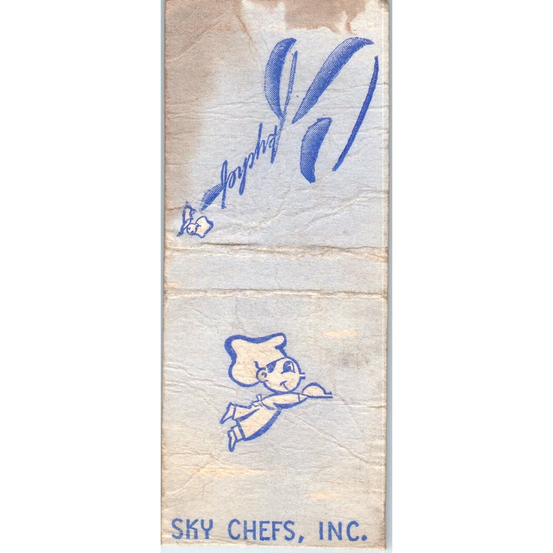 Sky Chef Restaurants Advertising Matchbook Cover SA9-M6