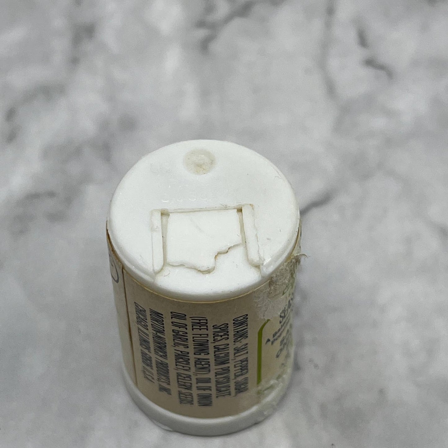 Vintage Morton Salt Mini Shaker 1.25" Nature’s Seasons Blend Advertisement SE7