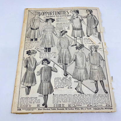 RARE Sears 1914 Bargain Supplement Catalog Sears Roebuck  Coverless TF7