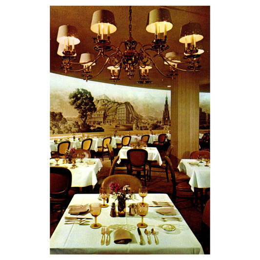 Vintage Postcard - The Heather House Chicago Illinois Dining Room Interior TJ7-1