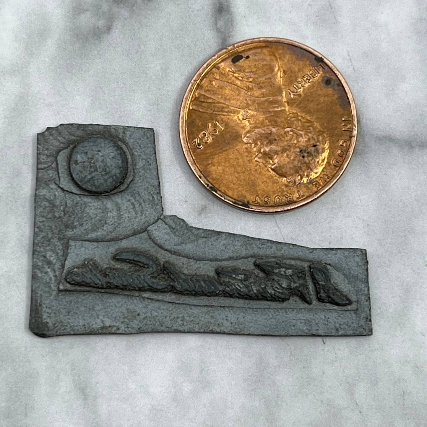 Vintage Printing Letterpress Printers Block Plate J. Fenster & Sons Inc. SE825