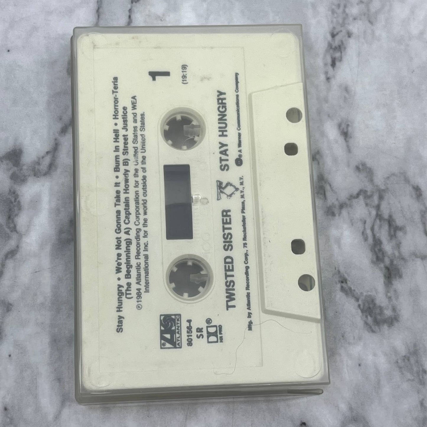 Twisted Sister Stay Hungry (No Jacket) Cassette Tape TI1-40