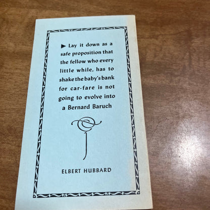 1956 “The Boy From Missouri Valley” Elbert Hubbard Book- Fra Elbertus 3x6 H4-4