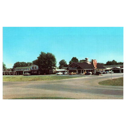 Vintage Postcard - Jay's Motel & Restaurant Vandalia Illinois TJ7-1