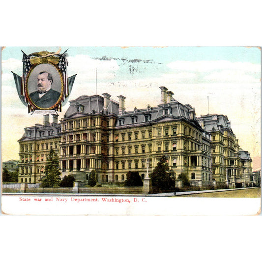 State War and Navy Department 1910 Washington D.C. Original Postcard TK1-P2