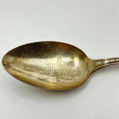 1933 Chicago World’s Fair Hall of Science Souvenir Spoon TC6