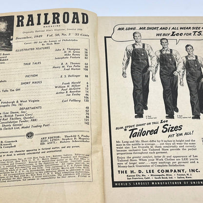 Railroad Magazine 1949 December Fort Orange Soldier Special TF5